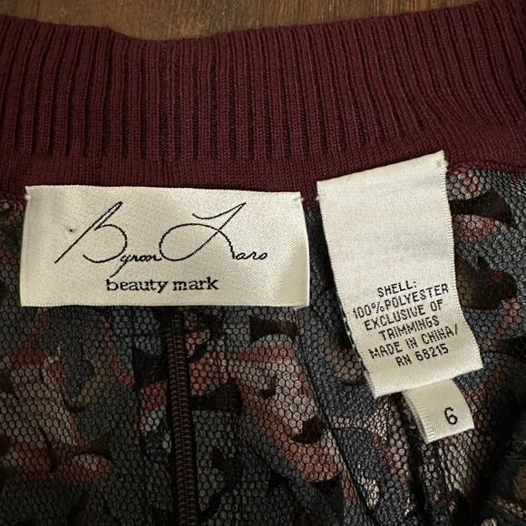 BRYON LARS Beauty Mark Lasercut Top Multi Floral Sleeveless Goth - Picture 8 of 10